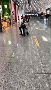 19 reactions | Rideable luggage needs to be a mandatory way of transportation at airports. This is the best invention ever! | Nathie | Facebook