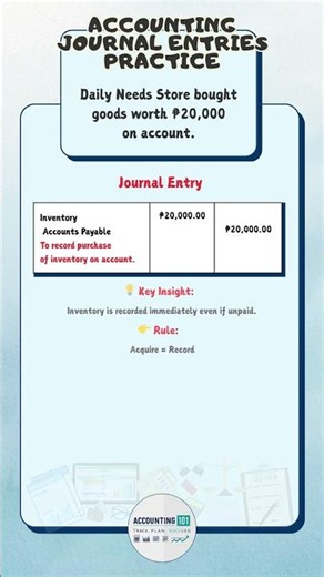 Purchased Inventory on Credit Journal Entry (Easy Examples)