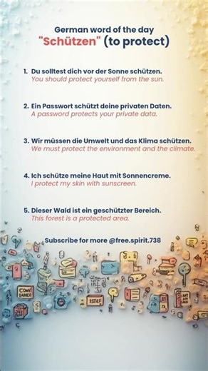 🇩🇪 German Word of the Day: Schützen (to protect) 🛡️