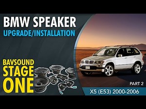 Cambio de altavoz BMW X5 E53