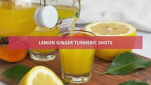 Lemon Ginger Turmeric Shots