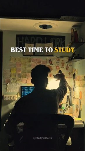 BEST TIME TO STUDY❣️ #studytips #shorts #neetaspirents #neet #medicalstudent #englishspeaking