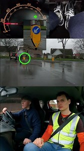 Confusing junction on test. #mocktest #learningtodrive