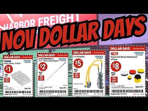 Harbor Freight November Dollar Days 🛠 Best Tool Deals Nov 6–19!
