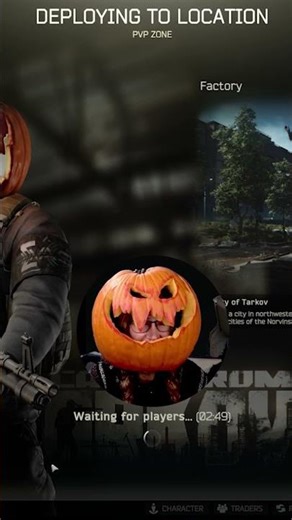 Pumpkin PMC Cosplay + BONUS RAID || Escape From Tarkov #shorts