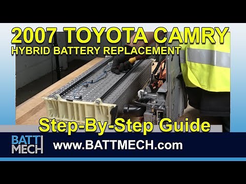 How to Replace/Repair/Fix a 2007 Toyota Camry Hybrid Battery Module Cell: Step-by-Step Instructions