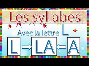 Syllables with the letter L