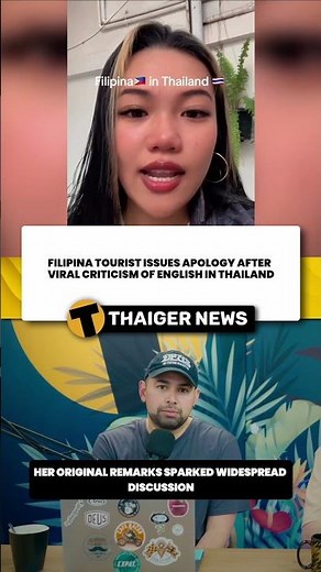 Filipina Tourist Apologises After Viral Criticism of Thais’ English