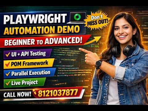 Playwright Automation Demo: Beginner to Advanced (Real-Time Project) 🔥