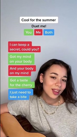 cool for the summer - demi lovato 🎤 #karaoke #duet #singing #coolforthesummer