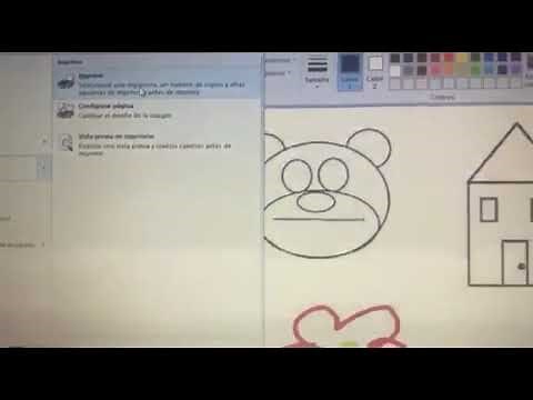 Imprimir un dibujo en Paint