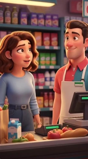 Learn English at the Grocery Store Join Lily and the friendly cashier in this fun Disney Pixar 3D style animated story! 🌟 Perfect for beginners learning English, this short story takes you through a grocery store checkout experience with clear dialogue, gestures, and vocabulary. 💡 What you’ll learn: Basic greetings and polite phrases Grocery store vocabulary Asking for help and interacting politely Beginner English conversation skills 📌 Follow along, repeat the phrases, and practice speaking 