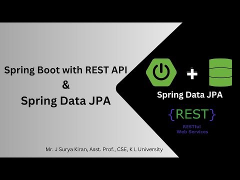 Spring Boot with Rest API/Restful Web Services and Spring Data JPA