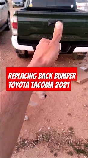 Check out My New Video how to replace a Back bumper from a 2021 Toyota Tacoma.