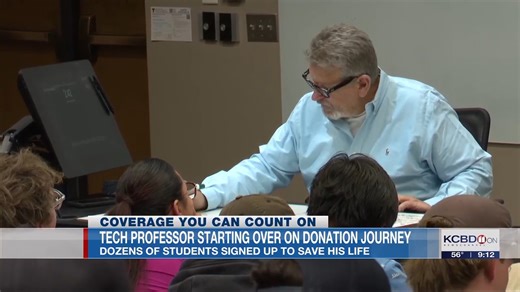 KCBD11 on Instagram: "WATCH: Texas Tech University Professor Jeff Hanson is back to square one in his search for a kidney donor, after a promising match was denied at the final step. Hanson, a mechanical engineering professor known for his millions of YouTube views and close relationships with students, already had more than 50 current and former students signed up to donate a kidney when his story was first shared in September. Since then, that number has grown to 100. Former student Jennifer C