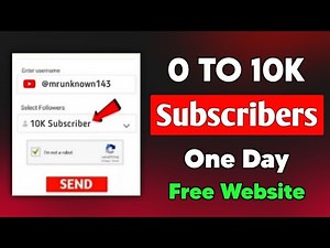 📣 How To Increase Subscribers On YouTube Channel - Free Subscribers For YouTube - Subscribers Free