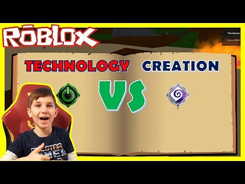 Creation Vs Technology - Elemental Battlegrounds [ROBLOX]