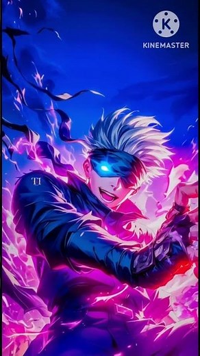 Gojo Eye Glow 💥 Limitless Blue Aura | Epic AI Anime Edit | Viral Short