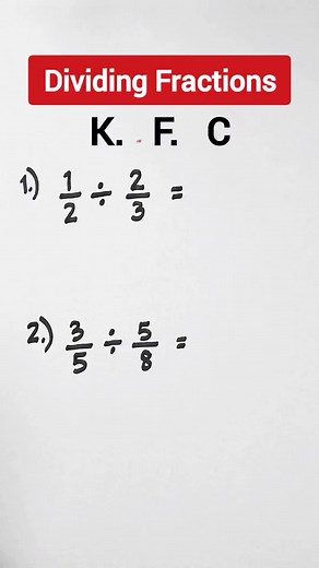 174K views · 998 reactions | KFC in Dividing Fractions #csereview2023 #TeacherGon #civilserviceexamreview #math #mathisfun #fractions | Ako si Teacher Gon | Facebook