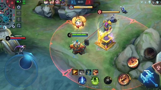 Franca feeding prank turns into hook gods #franca #MLBB #MobileLegends #reels | Franca2