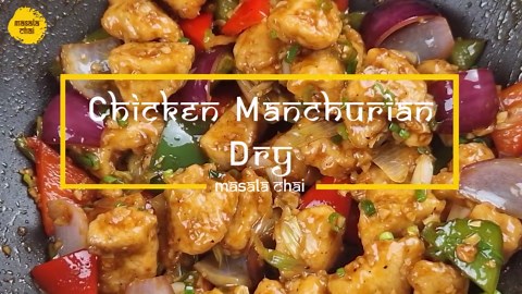 Indo Chinese chicken Manchurian dry recipe