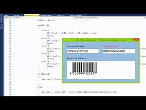C# Programming How to Create EAN-13 Barcode Generator