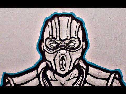 Drawing SUB ZERO Mortal Kombat X