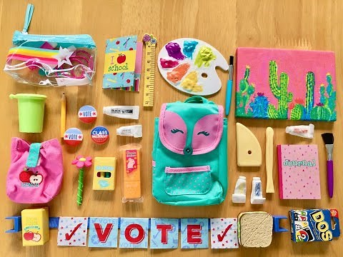 Huge American Girl Doll School Haul ~ School Desk, Backpack and Locker!