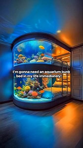 These aquarium bunk beds look absolutely awesome! 🐠🐟#aquarium #fishkeeping #interiordesign #tiktokmademebuyit | Inspiring Designs