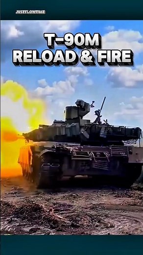 T-90M Reloading & Firing Sequence Up Close #military