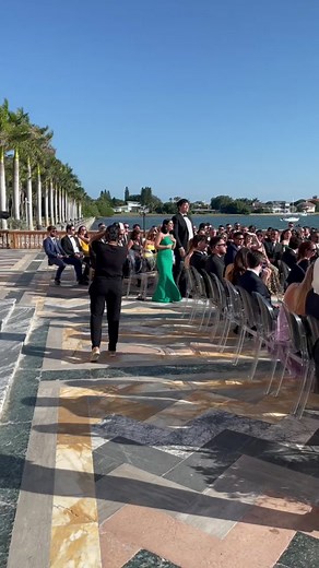 Surprised the groom & all of our guests with a flash mob #Broadway singing performance during our #weddingceremony! 💍#weddingceremonysurprise #bride