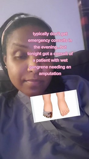 #greenscreensticker wet gangrene spreads very quickly and can be limb or life threatening. #wetgangrene #gangrene