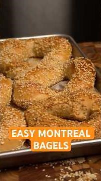 Montreal Bagels Made Simple and Fast #recipe #cooking #food #trending