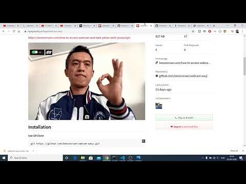 Node.js Webcam Easy JS Library to Take Photos From Webcam in Browser Using Javascript Full App