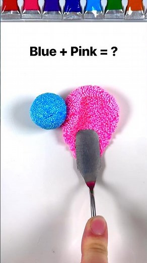 Guess the mixed color (slime edition) #slime #mixing #mixingthings #asmr #asmrslime #slimemixing