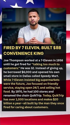 FIRED BY 7 ELEVEN, BUILT $8B CONVENIENCE KING #shorts