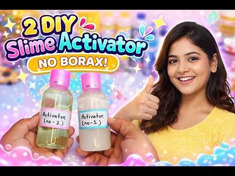 How to Make Slime Activator at Home😱| 2 DIY Methods Tested!#slimeactivator#slimehack‪@Aliceslime‬