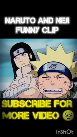 NARUTO AND NEJI FUNNY CLIP !!😂