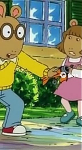 Arthur uses his magical fist to punch D.W #sora #soraai #arthur #pbs #pbskids