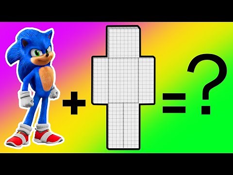 How to make Sonic Minecraft Skin | 2024