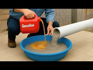 Mix GASOLINE with CEMENT! Amazing results that most people can't imagine