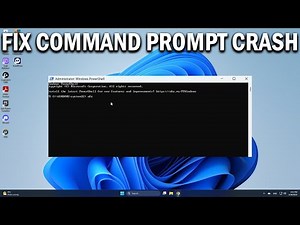 How To Fix Command Prompt opens and closes immediately; Keeps crashing - Easy Fix