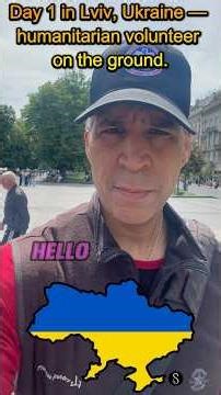 Day 1 in Lviv — Humanitarian Volunteer on the Ground #shorts