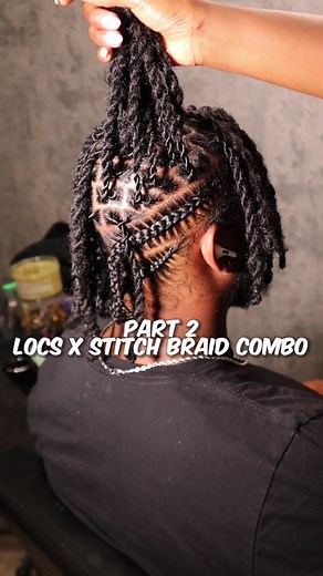 Hair Transformation: Stitch Braids and Loc Maintenance