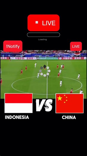 Live Sepak Bola Hari Ini! 📺⚽️ Saksikan langsung pertandingan Kualifikasi Piala Dunia 2026 antara Timnas Indonesia vs China! 🌎👥 Jangan lewatkan aksi seru para pemain di lapangan! 🏟️ Live streaming hari ini di #KualifikasiPialaDunia2026 #TimnasIndonesia #TimnasVsChina #LiveSepakBola #LiveStreaming #SepakBolaHariIni #JadwalBola #JadwalTimnas #PialaDunia2026 #IndonesiaVsChina | Live timnas indonesialive hari ini