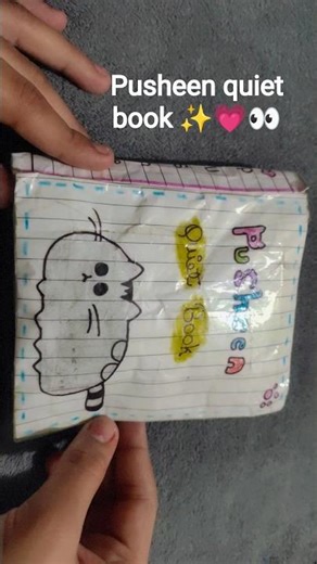My Pusheen quiet book and DIY shinchan comic book #DIY Pusheen quiet book #DIY shinchan comic book 💗