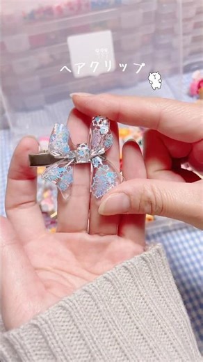 potariのヘアクリップはおしゃれガールに大人気🎀#ハンドメイド #ヘアクリップ #レジン #おしゃれ