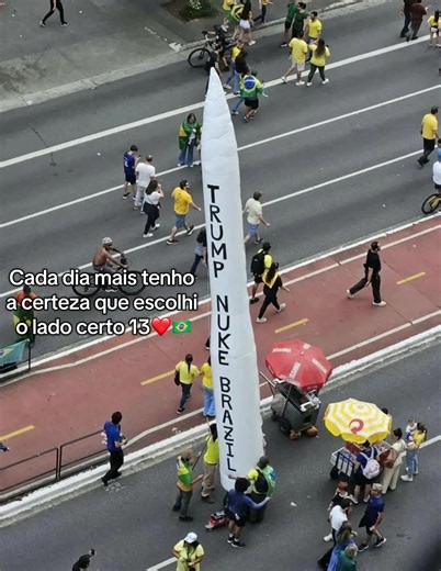 Então esses aí que são os verdadeiros patriotas? “Trump nuke Brazil” #brasil #latino #eleicao #domingo #liberdade