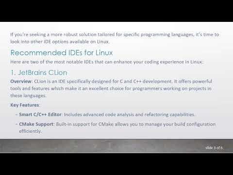 Discover the Best IDEs for Code Browsing and Development on Linux