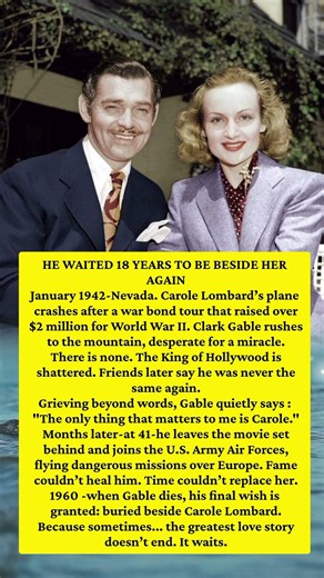 Carole Lombard Died in 1942. Clark Gable Was Buried Beside Her 18 Years Later.